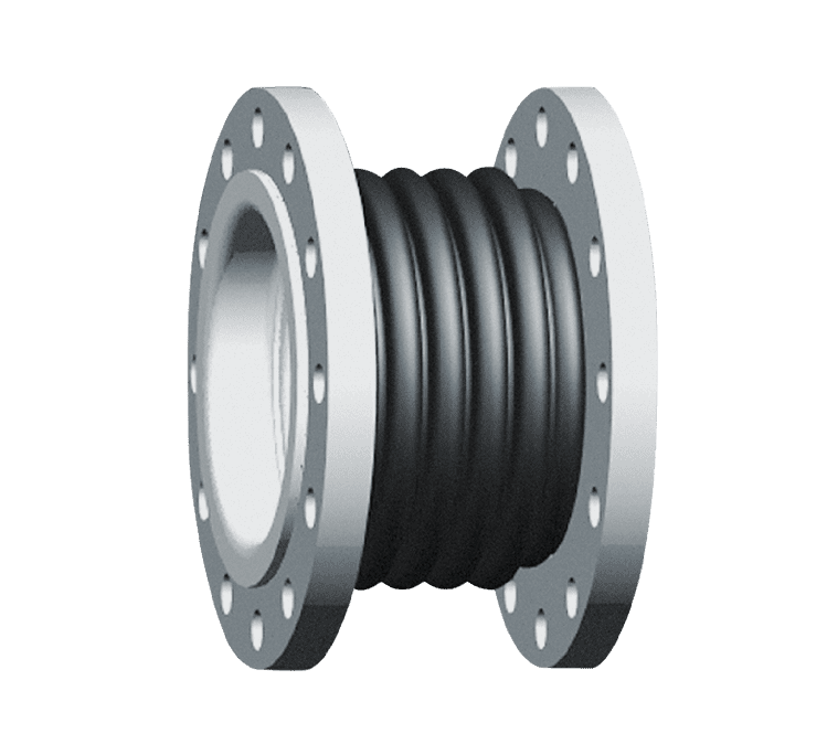 Axial expansion joint with PTFE liner